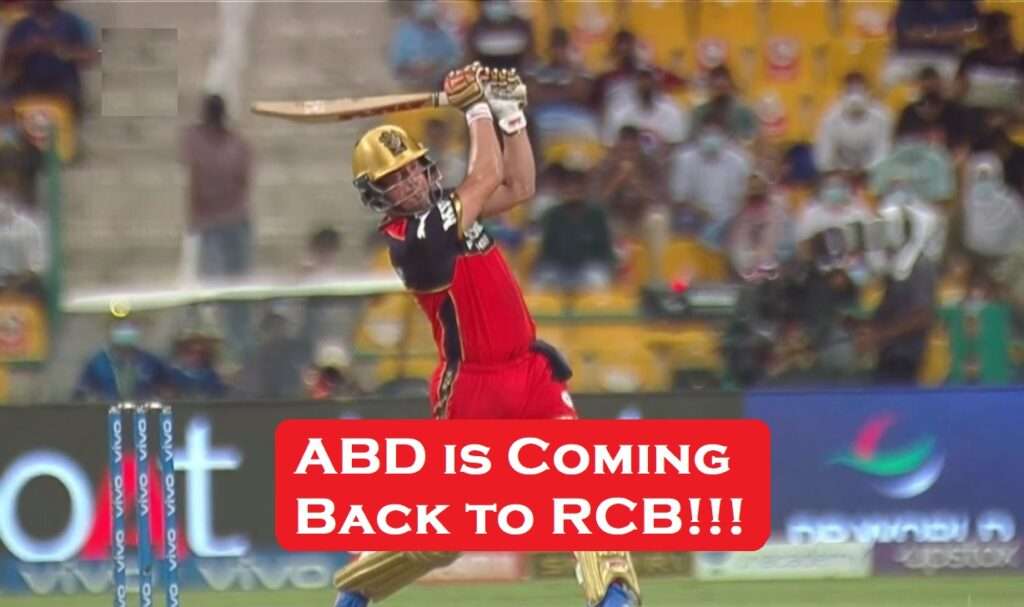 Will Ab De villiers return to RCB